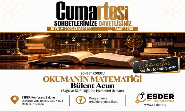 ESDER CUMARTESİ SOHBETLERİ 